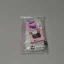 for iPhone 11 Case, [Light Purple Floral Window Pattern][Shiny Mirror Case][2-in-1 with Beaded Wrist Strap] Soft TPU Frame, Shockproof and Anti-Shock, Suitable for Women & Girls