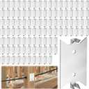 200 Pcs Nail Plates, 1.5 x 2.5 Inch Nail Plates for Wood Studs, Nail Plates Electrical for Protection Plumbing Wiring