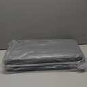 2 Pack Minimalist Grey Over the Door Shoe Organizer with 10 Pockets, Hanging Closet Storage Rack for Shoes, Sneakers, Accessories (6+4 Pockets)