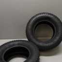 GICOOL (2 Pack) 16x6.50-8 Lawnmower Tubeless Tire, 16x6.5-8 for Tractor Riding Lawn Mowers, 4 Ply, Turf-V Pattern