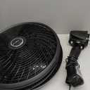 Lasko Pedestal Fan, Oscillating Fan for Bedroom with Adjustable Height and 3 Cooling Speeds, Portable, 18", Black