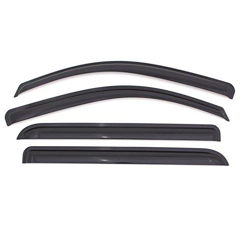 Auto Ventshade [AVS] Outside Mount Rain Guards for 2010 - 2024 Toyota 4Runner | Window Vent Visors, 4 pcs. - Smoke | 94242