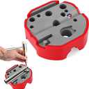 SEDY Universal Bench Block with Non-Marring, Magnetic Bench Block Armorers with Multi-Hole Slip-Resistant for Maintenance