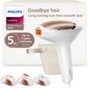 Philips Lumea 8000 Series IPL Hair Removal Device, Permanent Laser Hair Reduction for Women & Men, Easy and Comfortable Use at Home, SenseIQ, 3 Attachments for Body, Face, Intimate, BRI937/03 (White)