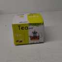 HIWARE 1000ml Glass Teapot with Removable Infuser, Stovetop Safe Tea Kettle, Blooming and Loose Leaf Tea Maker Set (33 oz)