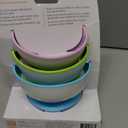 Munchkin Stay Put Suction Bowls for Baby and Toddler, 3 Pack, Blue/Green/Purple