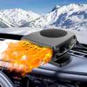 Portable Car Heater and Defroster - 200W 12V Car Heater that Plugs into Cigarette Lighter