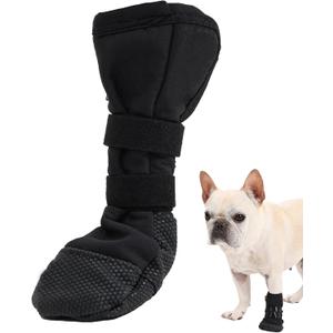 ETIAL Dog Paw Wound Recovery Boot, Breathable Dog Bootie for Injured Paw, Anti-Slip Dog Shoe with Self-Adhesive Strap, Dog Paw Protector for Outdoor Walking & Keep Dogs from Licking Wounds (M)