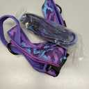 Annchwool No Pull Dog Harness with Padded Handle+5 Ft Leash,Escape Proof and Quick Fit to Adjust Dog Harness,Easy for Training Walking for Small & Medium and Large Dogs(Camo Purple Set,L)