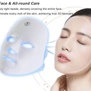 LED Face Mask for Skin Care, 7-1 Colors Portable Red Light Face Mask, Facial Skin Care Mask for Home & Travel Use