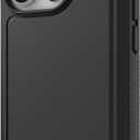 ZAGG Everest Snap iPhone 15 Pro Case with Kickstand - Drop Protection (20ft/6m), Triple-Layer Textured Cell Phone Case, No-Slip Design, MagSafe Phone Case, Black