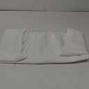 Linenspa 4 Inch Mattress Topper -Cover Twin Cover Only Machine Washable  Breathable  Non Slip Cover for Mattress Topper with Zipper  Topper -Cover Only, White