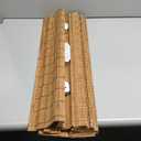 LazBlinds Cordless Bamboo Roman Shades, Light Filtering Window Treatment, Roll Up Bamboo Blinds for Windows, 26'' W x 60'' H