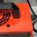 10L0L 15 AMP 48 Volt Golf Cart Charger for Club Car DS and Precedent with 3-Pin Round Plug, Lightweight Smart Charging for Lead Acid Batteries, Auto-Shut Off Protection - Black/Red