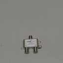 G-PLUG 2-Way Coaxial Cable Splitter, 52400 MHz, RG6 Compatible, Supports TV, Satellite, Cable, Modem, Internet & MoCA, Low Signal Loss, All Ports Power Pass, Durable Metal Housing