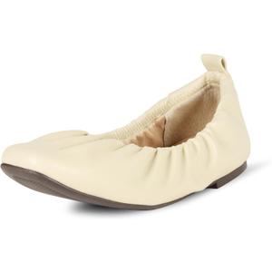 The Drop Women's Paige Scrunch Ballet Flat (7.5, Cream) The Drop Women's Paige Scrunch Ballet Flat (7.5, Cream)