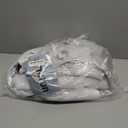 ChrisDowa 100% Blackout Curtains 63 inch Long for Bedroom with Black Liner, Extra Wide 2 Thick Layers Total Blackout Thermal Insulated Grommet Window Curtains 2 Panels Set (Pure White, 60 x 63 Inch)