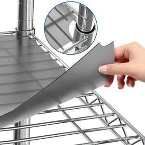 Set of 4 Shelf Liners for Wire Shelf Liner- Long Lasting Premium Quality- Graphite 18 x 36 inch (18"x36" 4pcs)