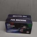 1200W Fog Machine, Smoke Machine Fog with Disco Ball Lights, 6000CFM with 13-Color LED Effects, Wired And Wireless Remote Controls, Ideal for Indoor, Outdoor, Wedding, Parties, and Halloween (Black C01)