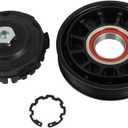 Cciyu Air Conditioning Compressor Clutch for Toyota Camry RAV4 Sienna 2.5L 2.7L 2009-2017 Replaces AC Compressor for Car TSE17C