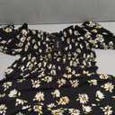 City Chic Women Summer Casual Midi Dress Puff Short Sleeve Square Neck Floral Wedding Guest Party Graduation Dress XXS