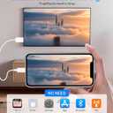 [Apple MFi Certified] Lightning to HDMI Adapter for iPhone to TV, HDMI to Lightning Cable 1080P HD Digital AV Adapter Sync Video & Sound for iPhone 14 13 12 11 X SE 8 7 6, HDTV/Projector - 6.6FT