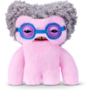 Fuggler Old Fogies 9-Inch Plush Toy (Squidge) by ZURU  Funny Ugly Monster Stuffed Animal with Human-Like Teeth, Collectible Plush for Kids, Tweens, Teens, Adults & Weird Toy Lovers