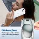 2 x Case for iPhone 15 Plus Case Non-Yellowing Full Body Screen Camera Shockproof Phone Bumper Cover, 6.7 Inch Phone Case Anti-Scratch Clear