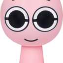 3D Printed Toys Gaming Action Figures, Desk Figurines Toys Christmas Birthday Gifts and Office Desktop Decoration Collectible Toy(Pink)