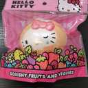 Hello Kitty Squishy Fruits And Veggies Toys - Slow Rising Squishy Toy Keychain for Party Favors, Stress Ball, Birthday Gifts, Kawaii Squishy for Kids, Girls, Boys, Adults 10 Pack