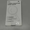 Hand Mirror, Double-Sided 1X/15X Magnifying Mirror with Handle, Acrylic, 8.3" L x 4.5" W, Clear, Pack of 1