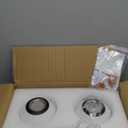 Bektas Wall Sconces, Set of 2, Matte Black, Modern Light Fixture with White Globe Glass Shade, Wall Lighting for Living Room, Bedrooms