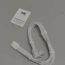 EZDIY-FAB Shield PCIE 5.1 GPU Extension Cable with 90 Degree 12V-2x6 Angle Adapter,16pin (12+4) 12VHPWR PCIe 5.1 PSU Cable Extension for RTX 40/50 Series with Combs-Reverse Type-White