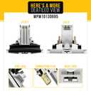 PartsBroz WPW10130695 Door Latch Assembly with Switch W10130695 for Maytag Dishwasher Door Handle, Whirlpool, Jenn Air Dishwasher Handle, Amana Dishwasher Parts PS11748729 MDB5601AWQ MDBH940AWB