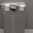 Stainless Steel Paper Towel Holder Countertop, Modern Spiral Cover Design,Weighted Base for Stability, Freestanding Easy One-Handed Operation for Kitchen Bathroom (Brushed Silver)