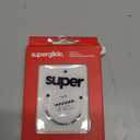 Superglide Glass Mouse Skates - Super Smooth Glide, Polished Round Edge, Super Fast Gaming Mouse Feet with Durable Sole for Logitech G Pro X Superlight1 (Type-S, White)