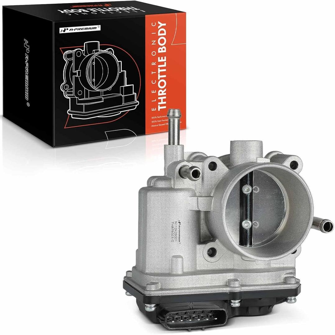 A-Premium Electronic Throttle Body Compatible with Toyota Corolla, Matrix, 2009 2010, 1.8L, Replace # 22030-0T070, 22030-37070