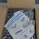 NADAMOO Freezer Organizer Bins, 3 Packs Large Expandable Stackable Chest Freezer Containers with Handle, Metal Adjustable Storage Baskets for Fridge, Deep Freezer, Cabinet, Kitchen, Pantry - Black