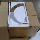 43" Console Table, C-Shaped Modern Accent Table Hallway Table