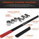 Rogierra Universal Serpentine Belt Tool Kit, 3/8" & 1/2" Drive Belt Adjust Tightener Wrench Set,(8PCS)
