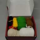 MAGIMUSE Christmas Crochet Kit for Beginners, Crochet Starter Kits for Adults Amigurumi Craft Knitting Crochet Animals Kits with Step-by-Step Video Tutorials, 3 Pack Gnome (40%+ Yarn)