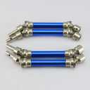 RCAWD 4X Slider Front/Rear Drive Shaft Set for Arrma Typhon 3s Blx 4WD &4WD V3 Mega 550 Buggy Off-Road Cars Upgrade Part(Dark Blue)