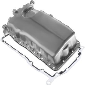 A-Premium Engine Oil Pan Sump with Drain Plug & Gasket Compatible with Volkswagen Jetta 1999-2005, Beetle 1998-2006, Golf 1999-2006, 1.9L 2.0L