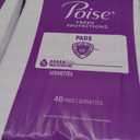 Poise Incontinence & Postpartum Pads for Bladder Leaks, 5 Drop Maximum Absorbency, Regular Length, 96 Count, Packaging May Vary