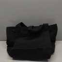 Yoga Mat Carrier, Gym Bag With Yoga Mat Holder, Women Canvas Tote With Shoulder Strap For Pilates, Travel, Office, Sports, Workout And Beach  Inner Zippered Pocket, Fits Standard And Small Mats (Black)