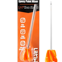 LITKIWI New Design Paint Mixer Drill Attachment with 1/4"Hex Shank Adapt to Quick Chuck Drill,Multipurpose Paint Stirrer for Liquids that Require Constant Stirring(Resin,Epoxy,Paint and etc.)