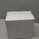 Hioasis 60pcs Blue Plastic Plates - Blue and Silver Disposable Dinnerware with Gold Rim, Heavy-duty, 7.5 inch, Dessert Plates for Party & Christmas