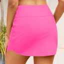 Tempt Me Women High Waisted Swim Skirt - Bathing Suit Bottoms Tummy Control Swimsuit Skirt with Pocket 2025 (XL)