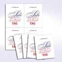 NextDayLabels - 8-1/2 x 11 Laser and Inkjet Printer Postcards 4 up Per Page, (4-1/4" x 5-1/2" Each Card After Perf) 50 Sheets / 200 Cards - White