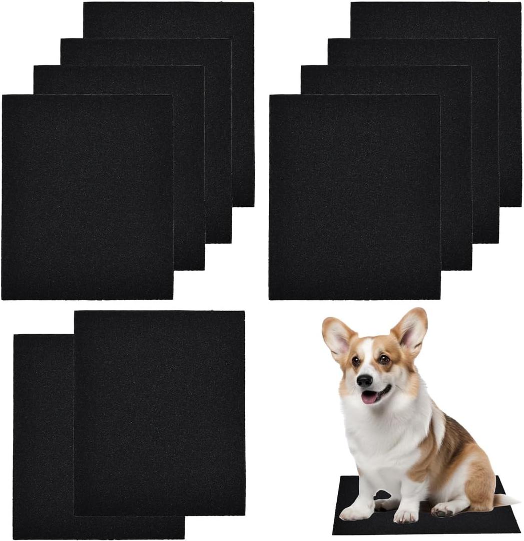 10pcs Dog Nail Scratch Board Sandpaper Replacement 11 * 9 Inch, Sandpaper Scratch Pad Self-Adhesive Sand Paper Scratcher Trim, Nail Care, File Scratch Board for Dog Cat Claw Care
